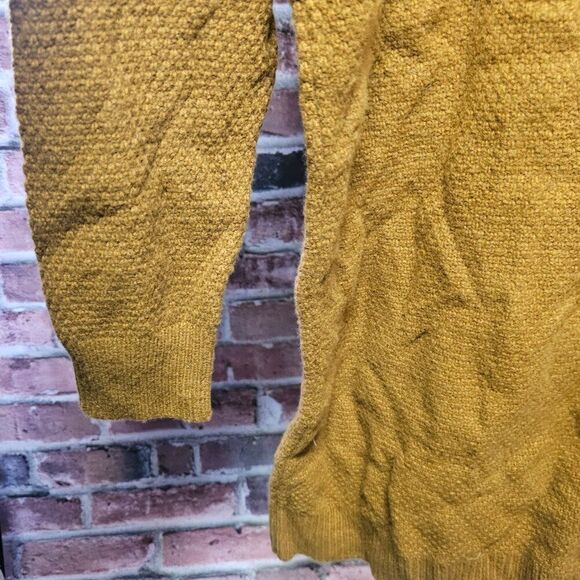 Women's MADEWELL Foldover Turtleneck Sweater Dress Large AF199 - Picture 3 of 6